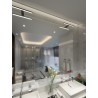 LAMPADA DA BAGNO IN POLICARBONATO CROMO SPAZZOLATO 5W 400LM 4000K IP44 30CM