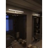 LAMPADA DA BAGNO IN POLICARBONATO CROMO SPAZZOLATO 8W 640LM 4000K IP44 50CM