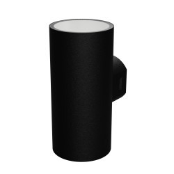 APPLIQUE DA ESTERNO IN TERMOPLASTICA NERO  IP65 UP&DOWN 2X8W 1960LM CCT 16X7,8X10CM