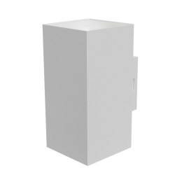 APPLIQUE DA ESTERNO IN TERMOPLASTICA BIANCO IP65 UP&DOWN 2X8W 1960LM CCT 16X7,8X10CM