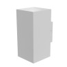 APPLIQUE DA ESTERNO IN TERMOPLASTICA BIANCO IP65 UP&DOWN 2X8W 1960LM CCT 16X7,8X10CM