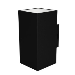 APPLIQUE DA ESTERNO IN TERMOPLASTICA NERO  IP65 UP&DOWN 2X8W 1960LM CCT 16X7,8X10CM