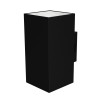 APPLIQUE DA ESTERNO IN TERMOPLASTICA NERO  IP65 UP&DOWN 2X8W 1960LM CCT 16X7,8X10CM