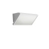 LAMPADA DA ESTERNO IN ALLUMINIO BIANCO  E VETRO 20W 2050LM  IP65 CCT  26,8X10,8X10,8CM