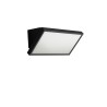 LAMPADA DA ESTERNO IN ALLUMINIO NERO  E VETRO 20W 2050LM  IP65 CCT  26,8X10,8X10,8CM