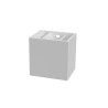 APPLIQUE IN TERMOPLASTICA BIANCO LED INTEGRATO 2 X 1W CRI80 4K IP65