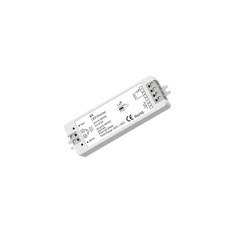 DIMMER MONOCANALE 8 AMPER 24V/12V CARICO MASSIMO 150W