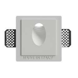 SEGNAPASSI DA INCASSO IN GESSO CERAMICO X 1 MINIGU10 FORO 10X10 PROFONDITA' 7CM