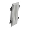 Verrocchio - 370 | SEGNAPASSI DA INCASSO IN GESSO CERAMICO X 1 MINIGU10 EFFETTO GOCCIA FORO 32X11,5 PROFONDITA' 6CM