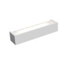 APPLIQUE A PARETE IN GESSO CERAMICO RETTANGOLARE X 2 E14 CON DIFFUSORE SOLO SOTTO