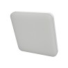 PLAFONE QUADRATO  IN TERMOPLASTICA BIANCA ED E DRIVER INTEGRATI 20W 4000K IP6519,8X19,8XH3,5CM