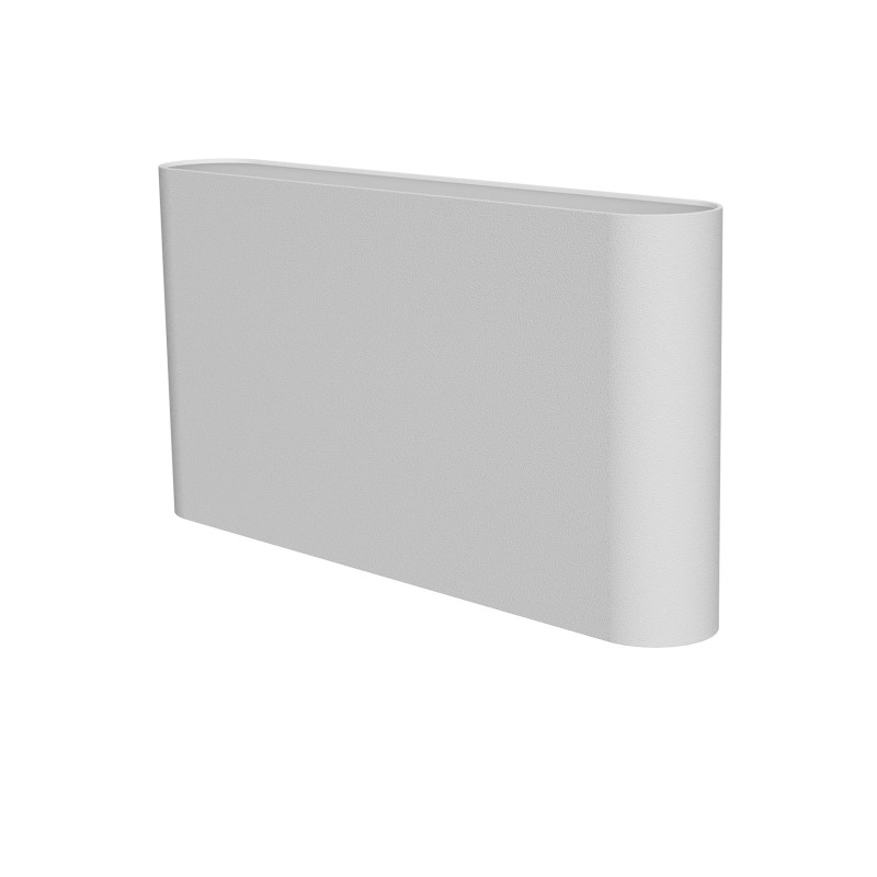 LAMPADA A PARETE IN ALLUMINIO BIANCO IP65 12W CCT 17,5X9CM