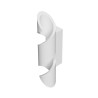 APPLIQUE IN GESSO CERAMICO COMPLETO DI PORTA LAMPADA R7S