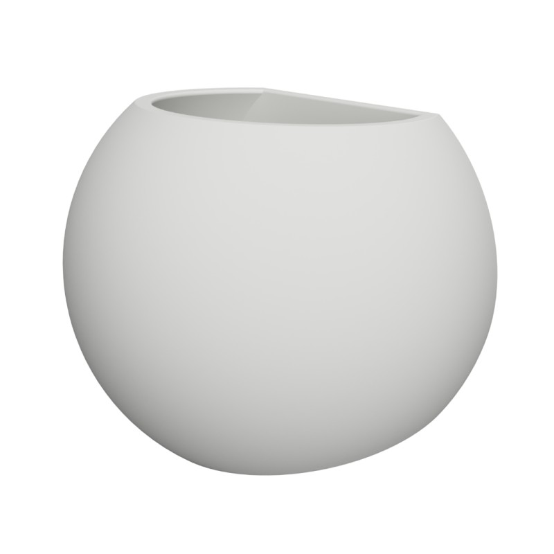 APPLIQUE IN GESSO CERAMICO FORMA ROTONDA X 1 G9 11,5X15X12,5CM