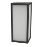 LAMPADA A PARETE  IN ALLUMINIO ANTRACITE IP65 X 1 E27 25X11CM