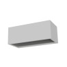 APPLIQUE DA ESTERNO 1P65 IN ALLUMINIO 2CCT 22XH10,3XH6,5CMBIANCO OPACO 20W 2150LUMEN