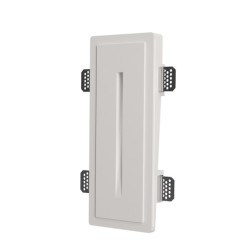 SEGNAPASSI DA INCASSO IN GESSO CERAMICO COMPLETO DI CHIP LED ESCLUSO TRASFORMATORE 12X31 PROFONDITA' 4,5CM