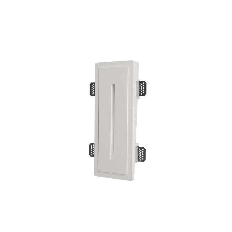 SEGNAPASSI DA INCASSO IN GESSO CERAMICO COMPLETO DI CHIP LED ESCLUSO TRASFORMATORE 12X31 PROFONDITA' 4,5CM