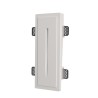 SEGNAPASSI DA INCASSO IN GESSO CERAMICO COMPLETO DI CHIP LED ESCLUSO TRASFORMATORE 12X31 PROFONDITA' 4,5CM