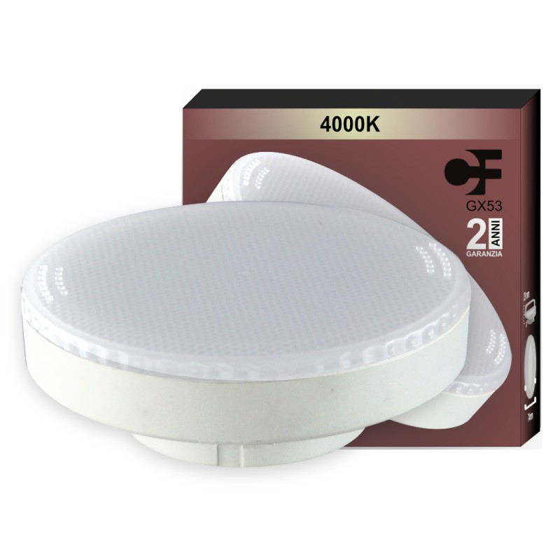 LAMPADINA GX53 8W 4000K
