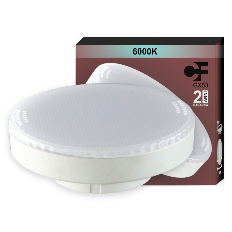 LAMPADINA GX53 8W 6000K