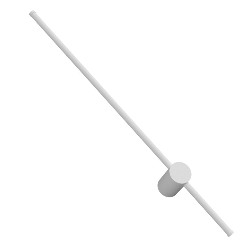 APPLIQUE IN ALLUMINIO BIANCO ORIENTABILE 80CM 16W CCT