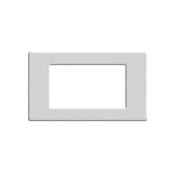 PLACCA IN METALLO BIANCO PER SEGNAPASSI MOD COVERAGE
