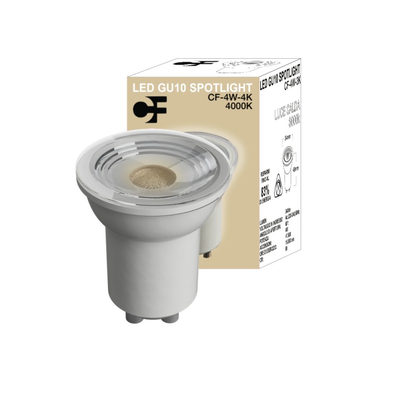 LAMPADINA MINI GU10 4W 4000K 350LM
