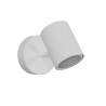 FARETTO SPOT ORIENTABILE IN ALLUMINIO BIANCO IP20 X 1 GU10 D.10CM  H.15CM
