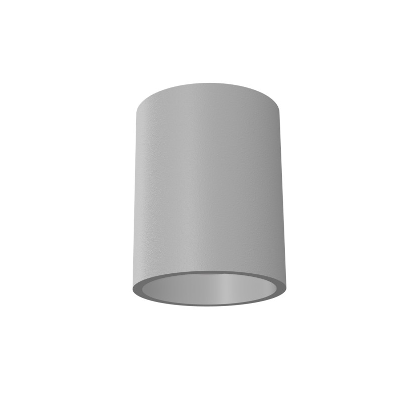 FIXED-R-B PLAFONE DA SOFFITTO ROTONDO IN METALLO BIANCO PER 1 GU10 FISSAGGIO CON FISCHER