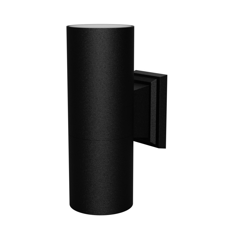 LAMPADA A PARETE IN ALLUMINIO ANTRACITE IP65 X 2 GU10 17,5X6,5CM