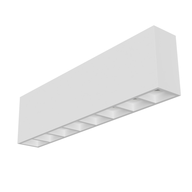 PLAFONE IN GESSO CERAMICO PER 8 MR11 MINIGU10 39X5,5XH11