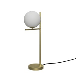 LAMPADA DA TAVOLO ORO SPAZZOLATO X 1 E14