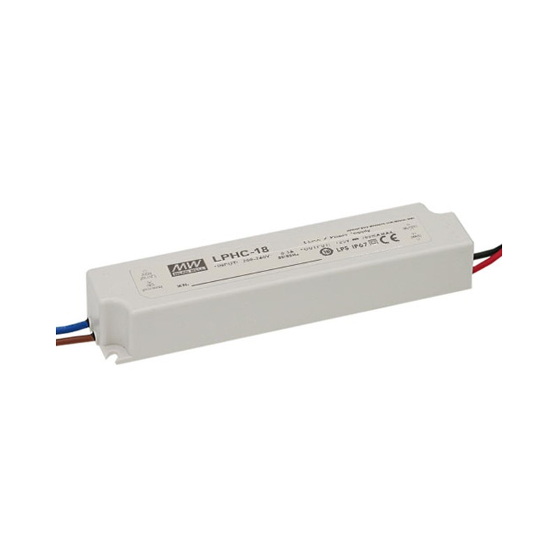 Alimentatore DRIVER 18-350 16.8V 350mA 48V IP67 - Mean Well