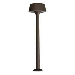 PALETTO DA ESTERNO IP54 IN ALLUMNIO E ACRILICO PER 1 G9 CORTEN 70X15CM