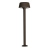 PALETTO DA ESTERNO IP54 IN ALLUMNIO E ACRILICO PER 1 G9 CORTEN 70X15CM