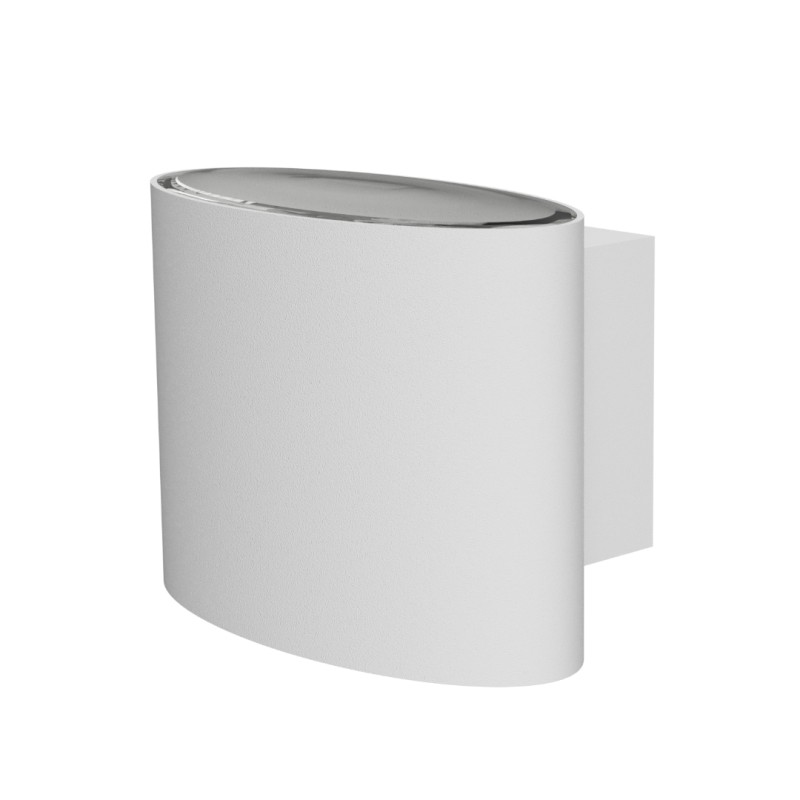 APPLIQUE DA ESTERNO IP54 2X4W 800LUMEN BIANCO OPACO 13X9CM CCT
