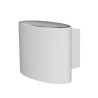 APPLIQUE DA ESTERNO IP54 2X4W 800LUMEN BIANCO OPACO 13X9CM CCT
